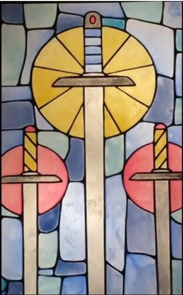 Sword Stained Glass